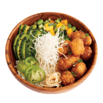 Poke Bowls General Tao Chicken