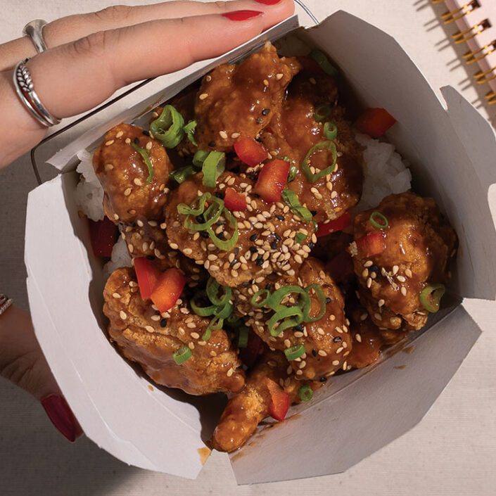The irresistible General Tao chicken!